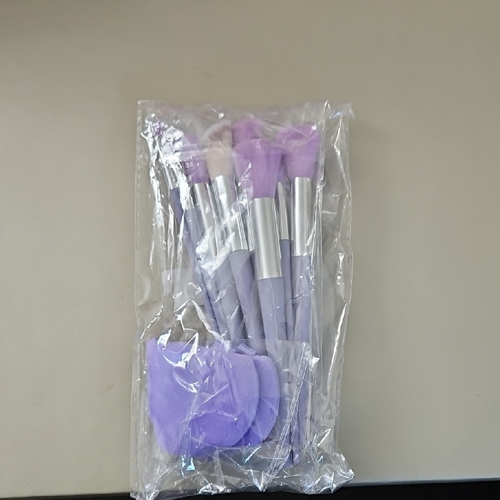 Purple Makeup Brush Set